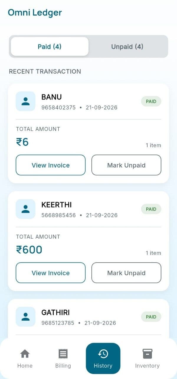 Omni Ledger screenshot 2